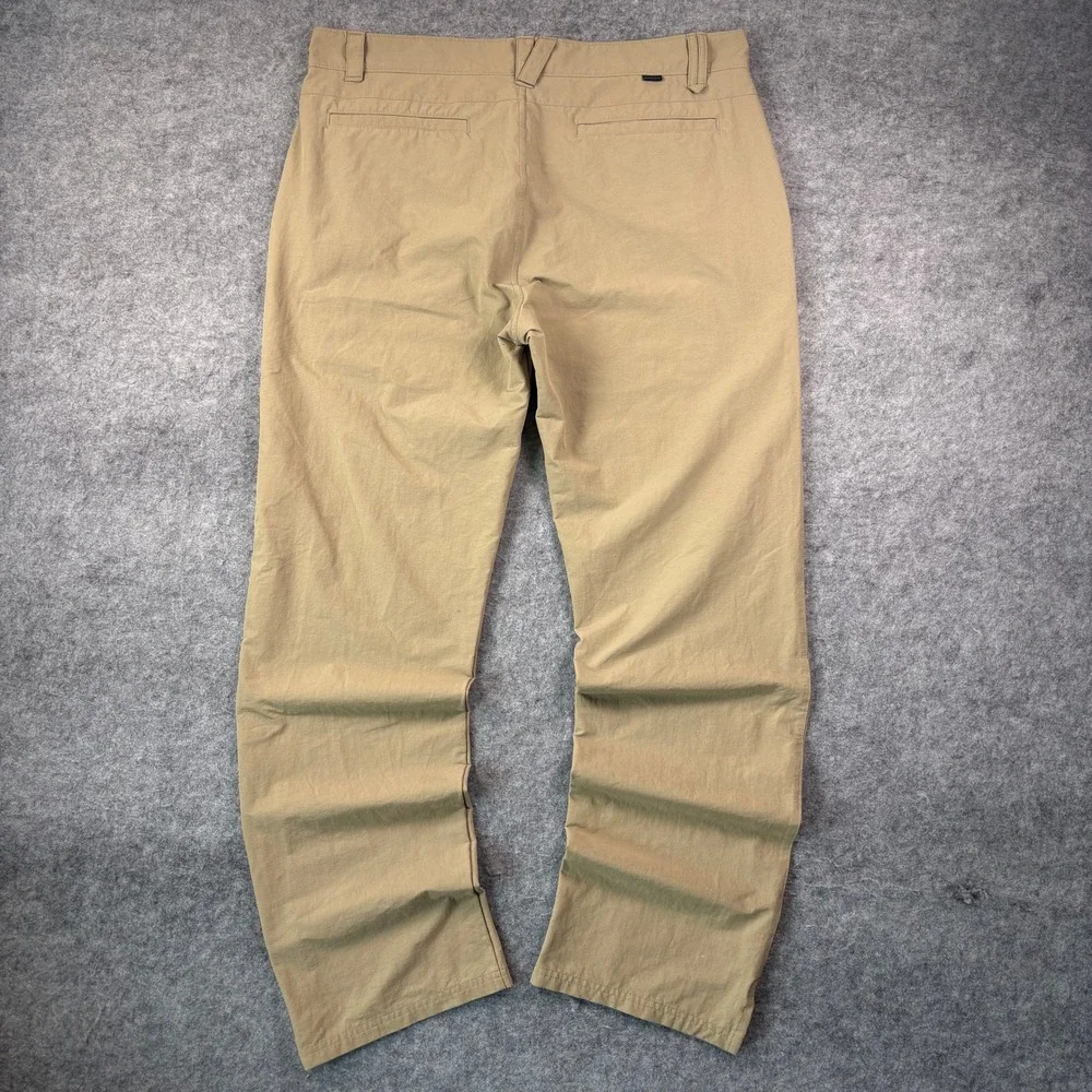 Oakley Mens Khaki Chino Pants Straight Leg Tan Outdoor Casual Trousers 36x32
